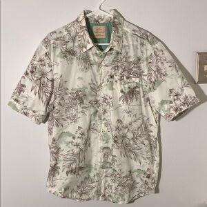 Tommy Bahama Men’s Hawaiian Shirt Casual Size Large Super Soft Tropical Vibe